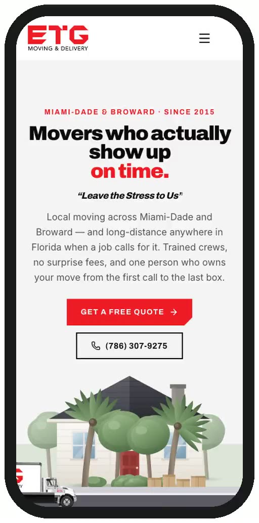 ETG Moving & Delivery — first frame