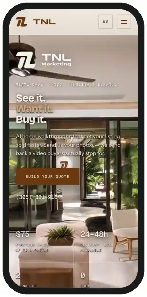 TNL Marketing — first frame